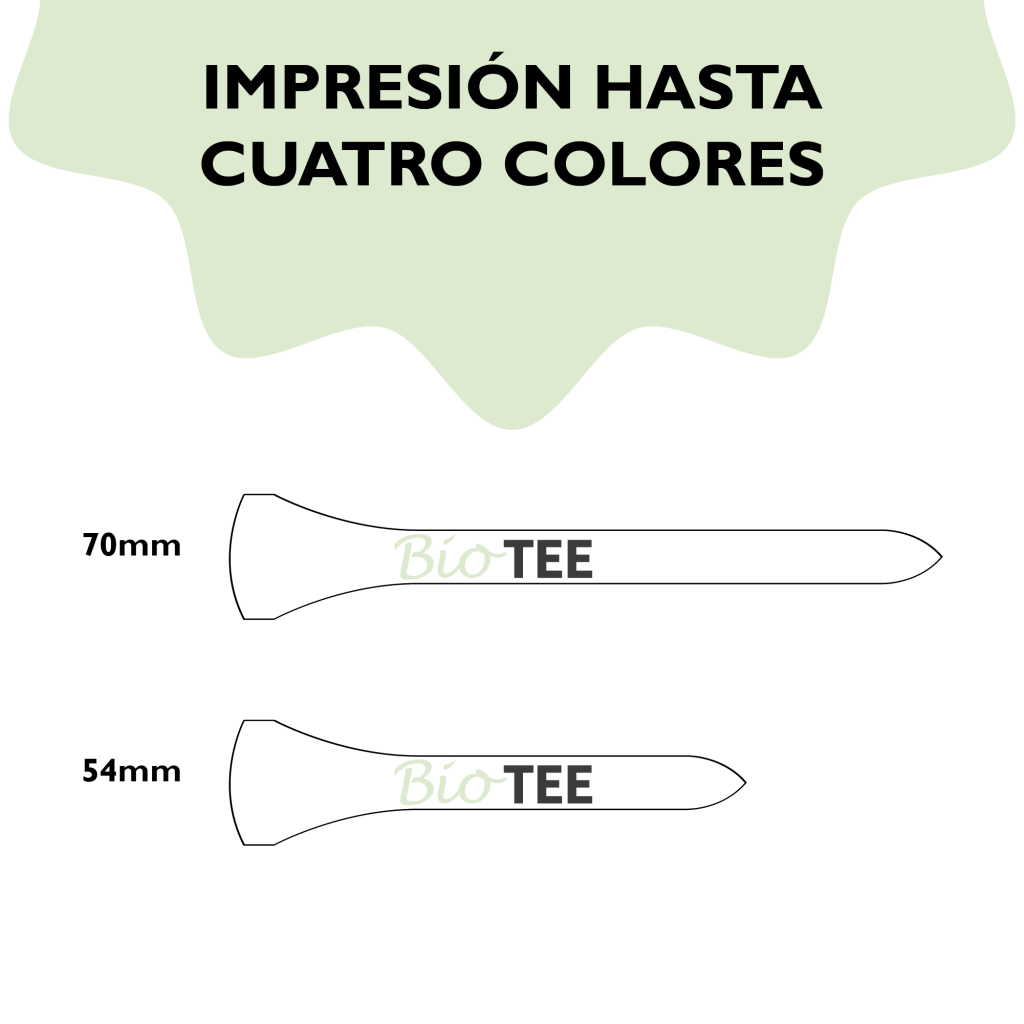 biotee tees de golf biodegradables personalizados biotee_TEES DE GOLF BIODEGRADABLES PERSONALIZADOS